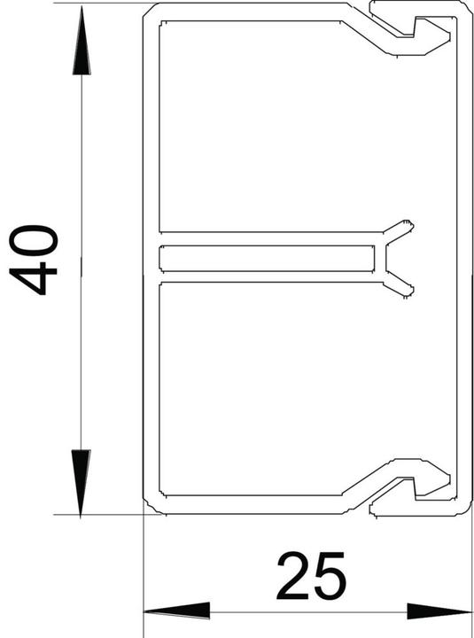 Produktbild OBO Bettermann Wand-/Deckenkanal (200 cm)
