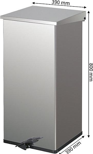Image du produit kaiserkraft Poubelle à pédale (110 l)