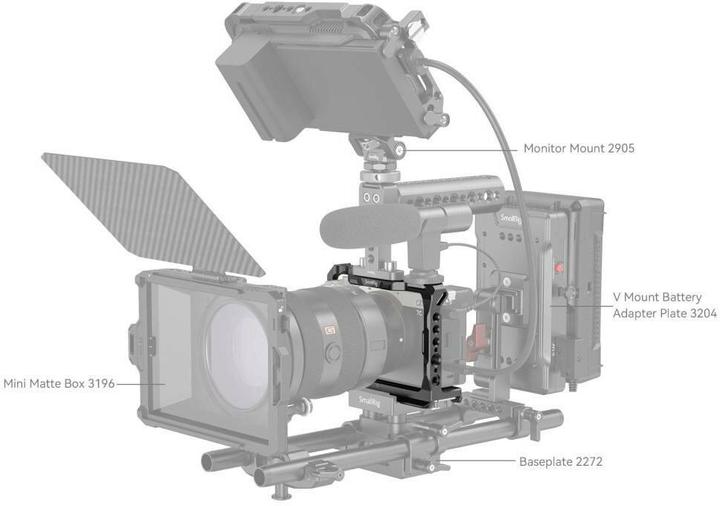 Produktbild SmallRig 3212 Cage mit Seitenhandgriff fÃ¼r Sony A7C Kamera (Cage)