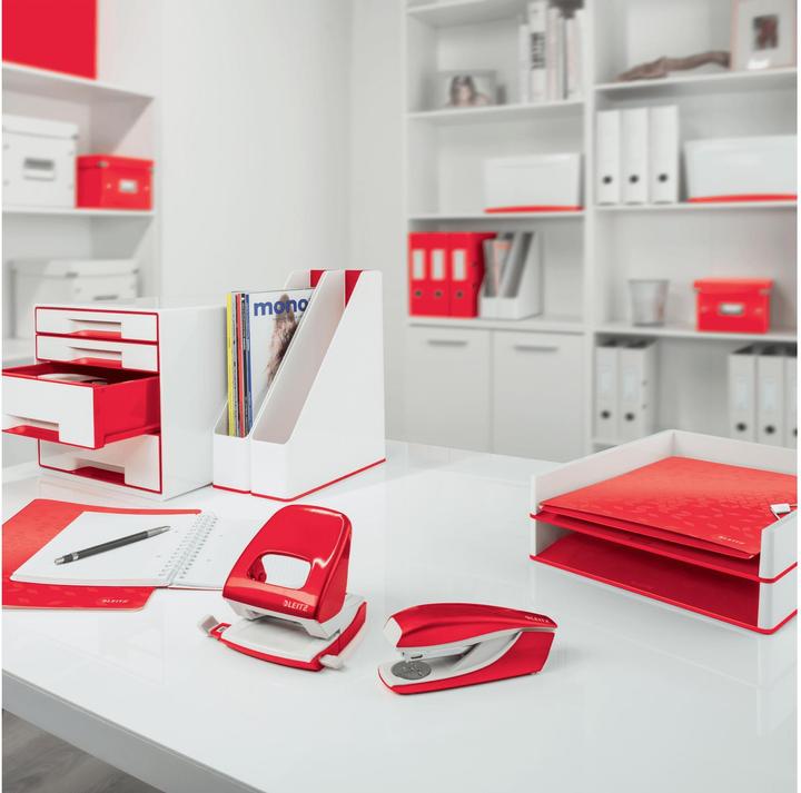 Image du produit Leitz Porte-revues WOW A4 blanc/rouge (A4)