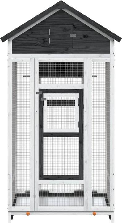 Image du produit VidaXL Voliere Braun 91,5x53x170 cm Massivholz Kiefer