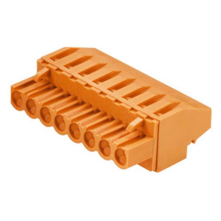 Weidmüller Buchsengehäuse-Kabel BL/SL Polzahl Gesamt 10 Rastermass: 5.08 mm 19488, Elektronikkabel + Stecker, Orange