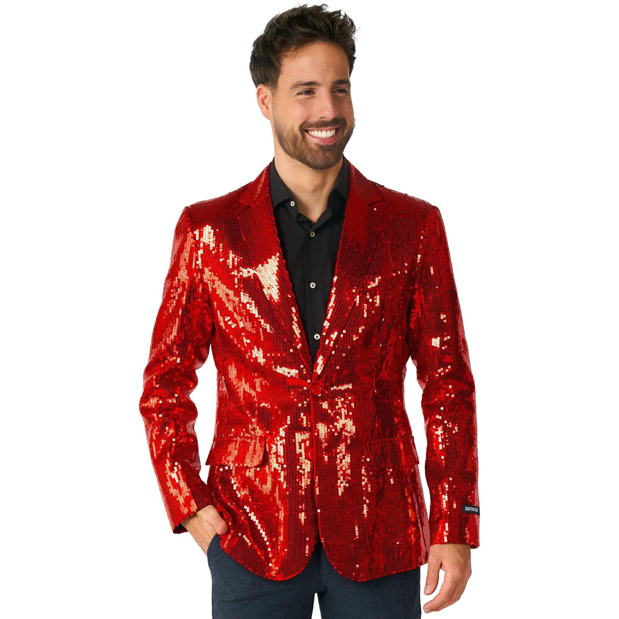 Thumbnail - Suitmeister Pailletten - Rot (L)