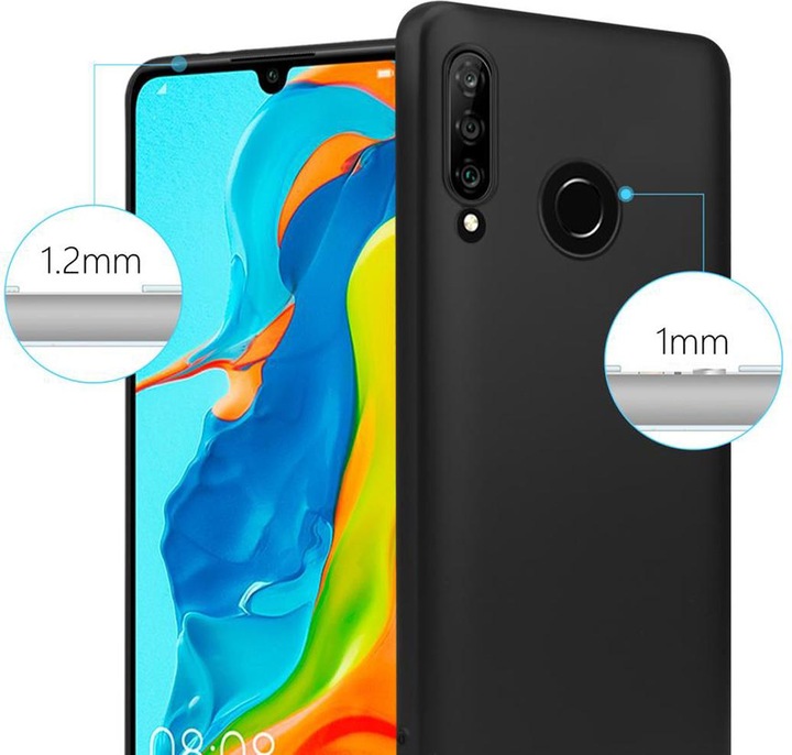 Produktbild Cadorabo TPU Matt Metallic Cover (Huawei P30 Lite)