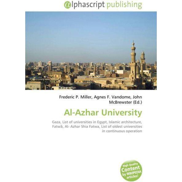 Al-Azhar University, Fachbücher von Agnes F. Vandome, Frederic P. Miller, John McBrewster