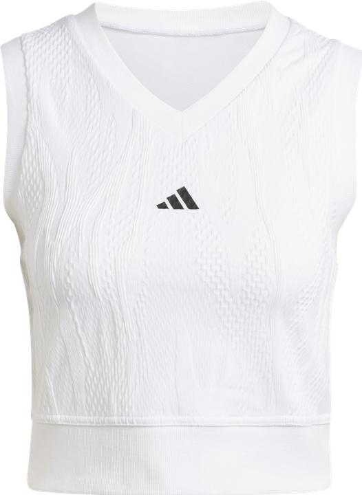 Produktbild adidas Crop Top Pro Damen weiss (S)