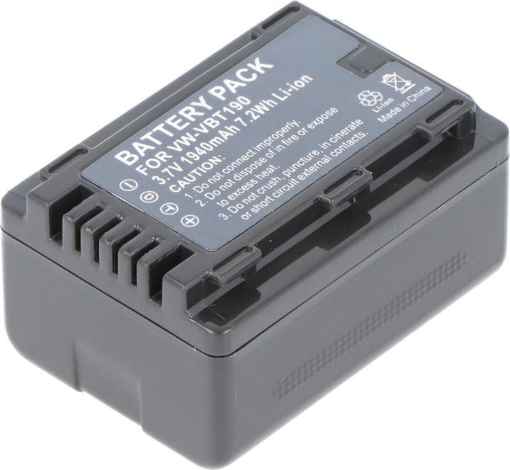 Produktbild Panasonic Akku VW-VBT190, decoded VW-VBT190E-K, VW-VBT190 (Kamera Akku)