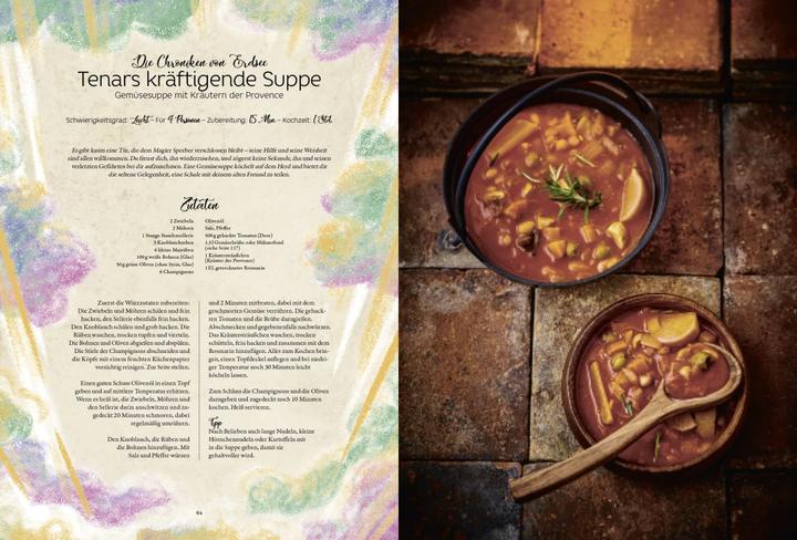 Actual product image Das inoffizielle Ghibli-Kochbuch (für Fans d Anime-Studios) (German, Thibaud Villanova, 2024)