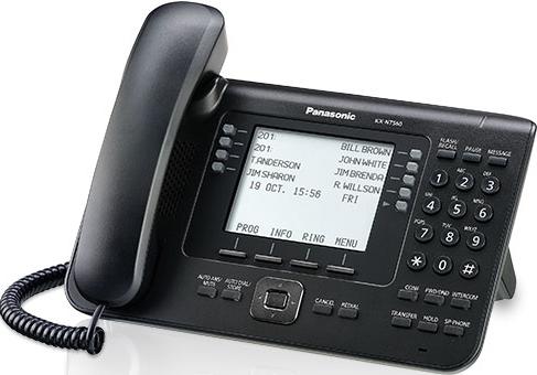 Produktbild Panasonic KX-NT560-B - VoIP-Telefon - MGCP, RTP