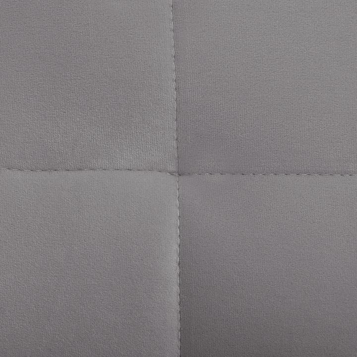 Produktbild Beliani 3-Sitzer Sofa Samtstoff grau FREDERICA (3-Sitzer)