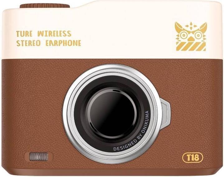 Immagine prodotto Onikuma Auricolari In-Ear Bluetooth T18 Marrone (18 h, Senza fili)