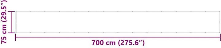 Image du produit vidaXL Balkon Sichtschutz (700 cm)