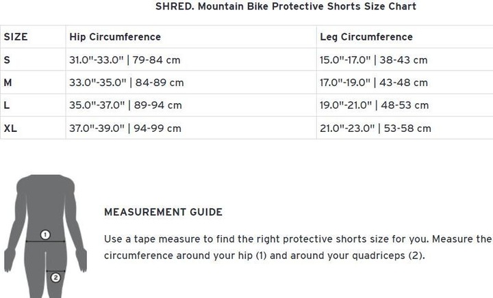 Immagine prodotto Shred Protective Mtb Shorts (XL, Pantaloncini protettivi, Esemplare unico)