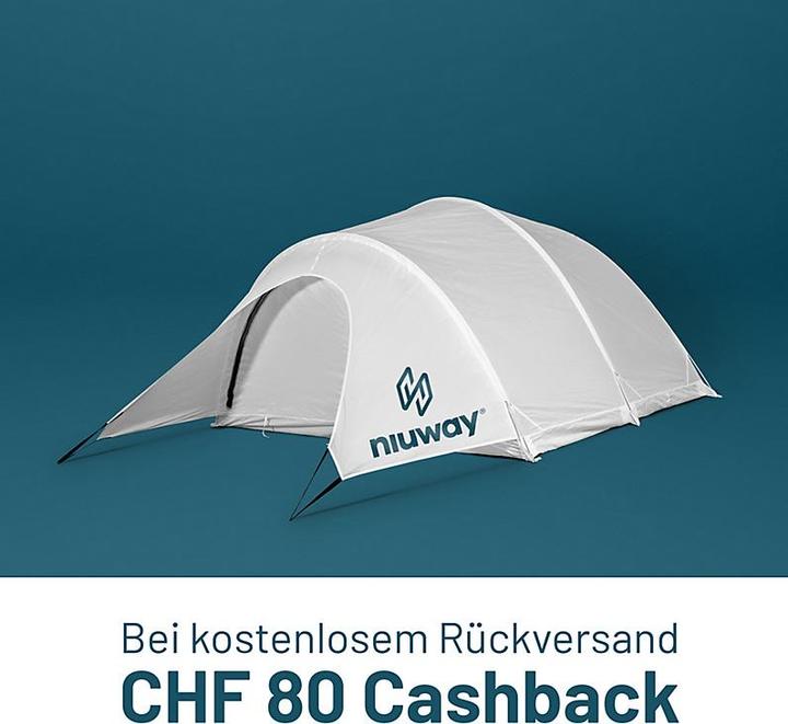 Produktbild Niuway Piur 4 Zelt (Tunnelzelt, 2.80 kg, 4 Personen)