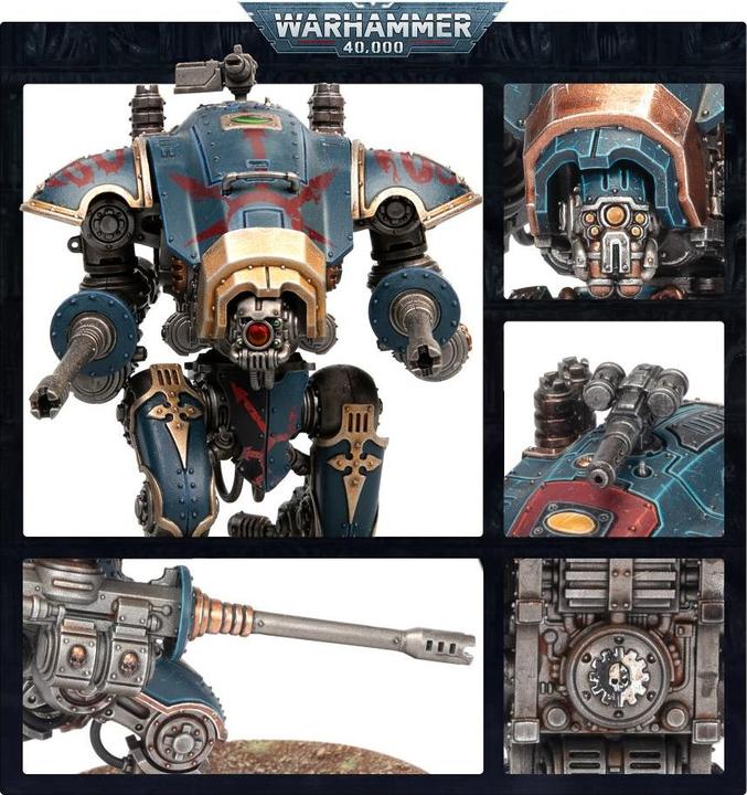Produktbild Games Workshop Warhammer 40.000 - Imperial Knights Knight Armigers (Kunststoff)