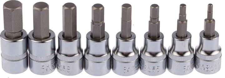 Produktbild RS PRO Sechskant Bits 8-teilig (3/8")