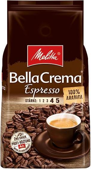 Actual product image Melitta Bella Crema Espresso (1000 g, Dark roast)