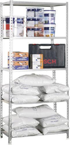 Actual product image SimonRack Heavy-duty shelving MADERCLICK 8435104912621 silver 90.0 x 50.0 x 180.0 cm