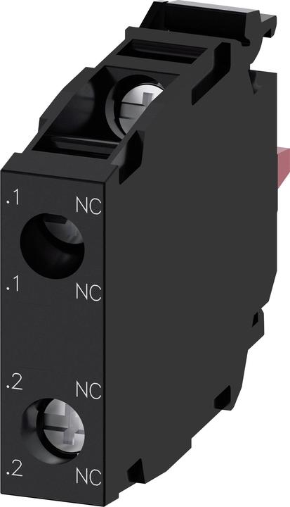 Actual product image Siemens Contact Block 2NC front plate mount