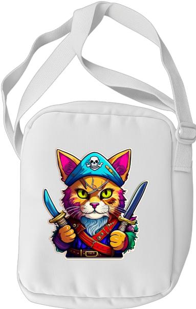 Produktbild Bügelbilder Schul & Freizeitsrucksack-Set Comic pirat Cat (15 l)