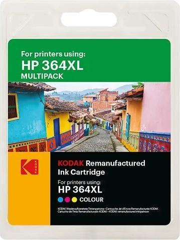Immagine prodotto Kodak 364XL (N9J74AE) Value Pack (Sort, cyan, magenta, gul) 18 + 34 ml - HP (compatibile) (CMYK)
