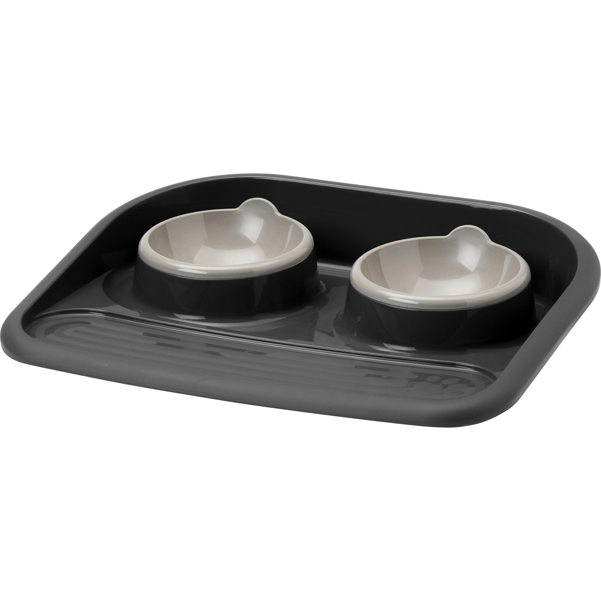 Comparer les prix de Gamelle double 2x300mL Savic Butler pour chat et petit chien