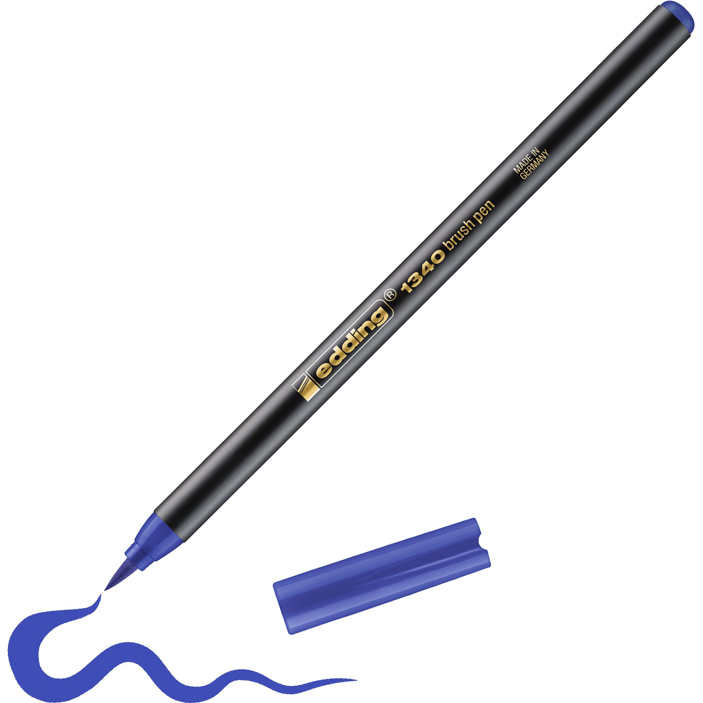 Thumbnail - 10x Edding, Malstifte, Brushpen 1340 (Blau, 1 x)