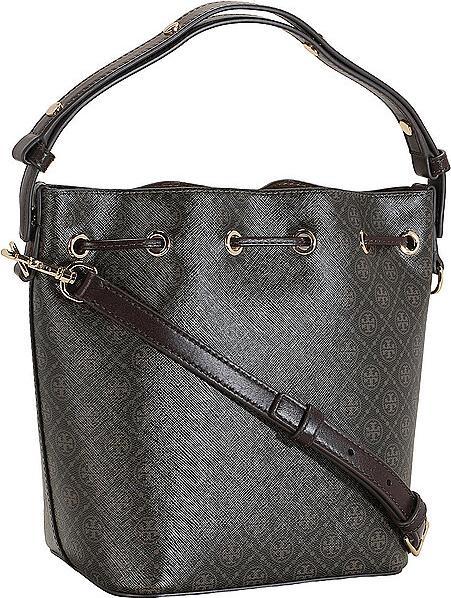 Produktbild Tory Burch monogram printed cotton bucket bag