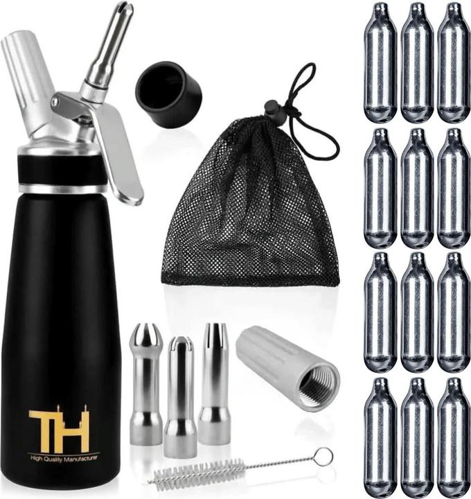 Produktbild Thiru Sahnespender & 12 Gaskartuschen (0.50 l)