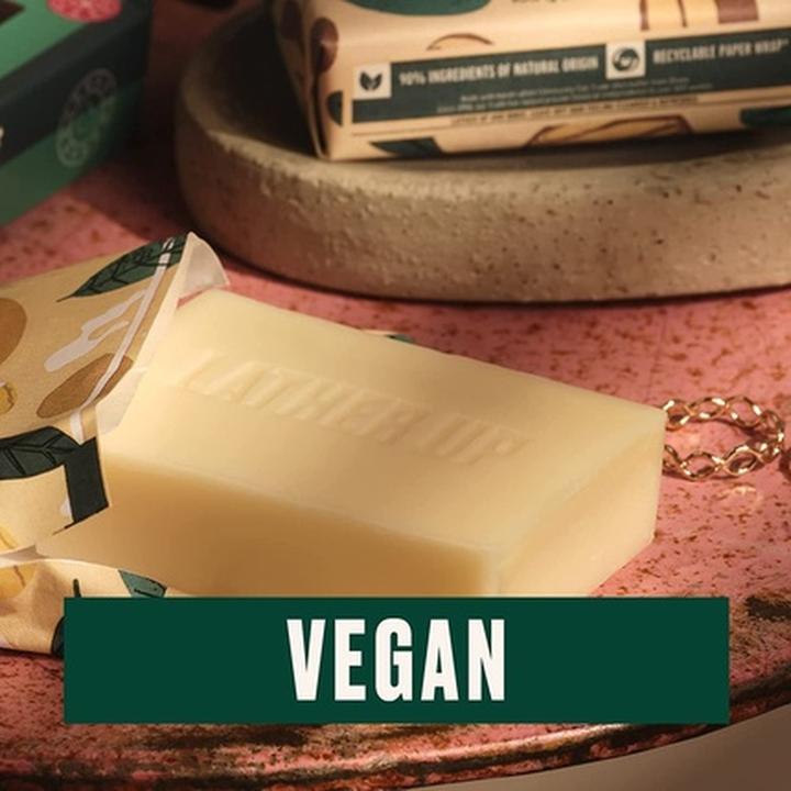 Actual product image The Body Shop Almond Milk Cleansing Face & Body Soap (Facial cleansing wipes, 100 g)