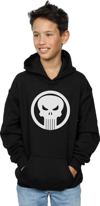 Immagine prodotto The Punisher Skull Circle Felpa con Cappuccio Ragazzi (140, 146)
