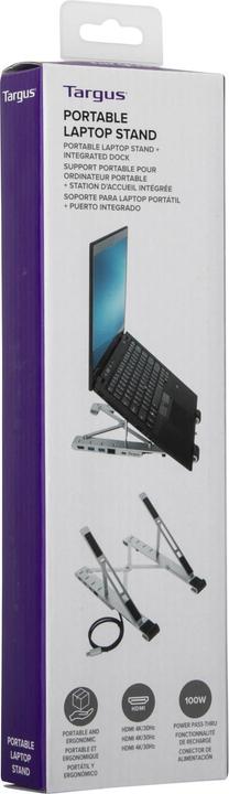 Produktbild Targus Tragbarer Ständer Mit Integriertem Dock (Usb-C) (USB-C, 4 Ports)