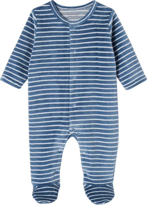 Actual product image Vertbaudet 3-pack baby velvet romper BASIC (80)