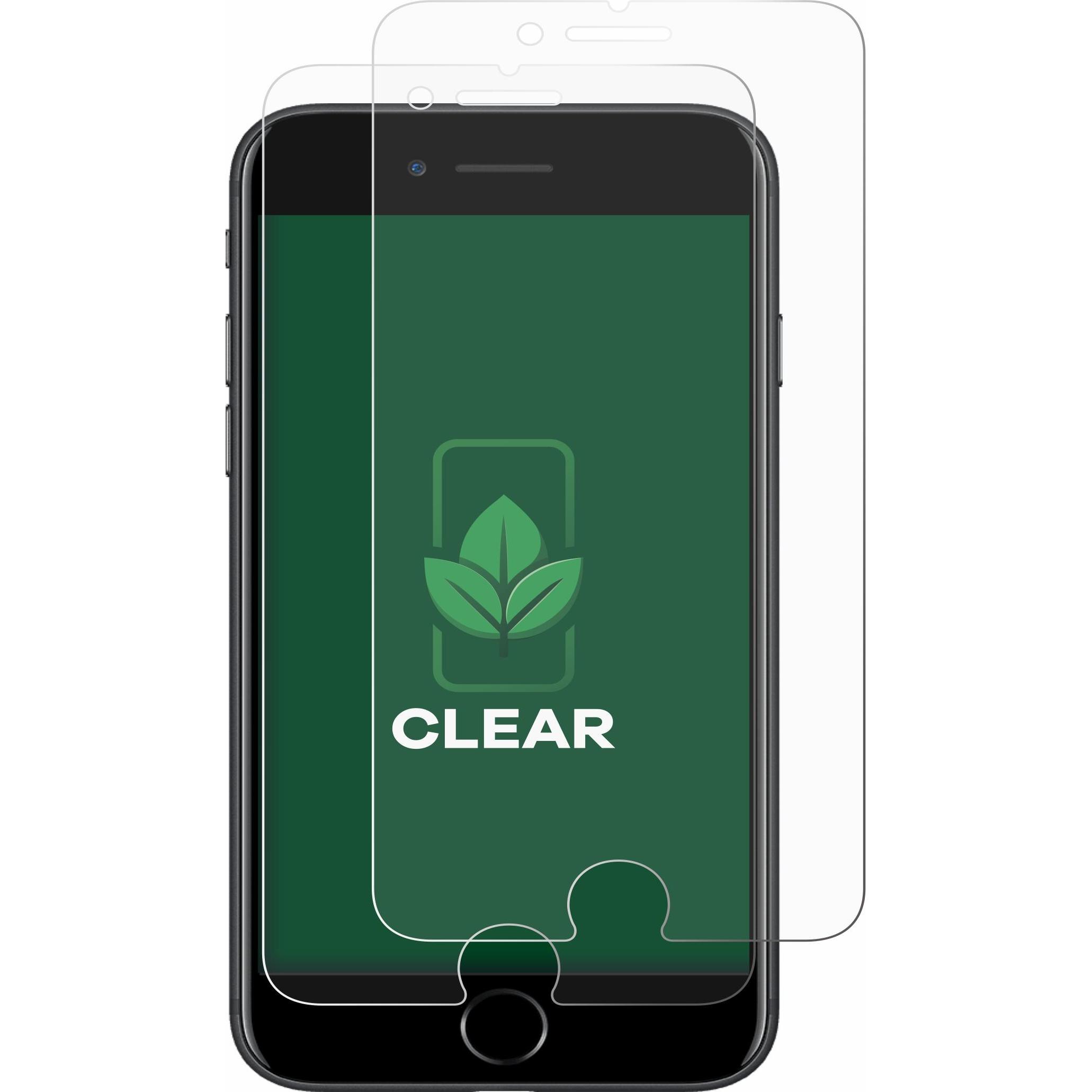 Thumbnail - ScreenLeaf Schutzfolie nachhaltiger Displayschutz Displayschutzfolie Folie Klar Transparent (2 Stück, Apple iPhone 7), S...
