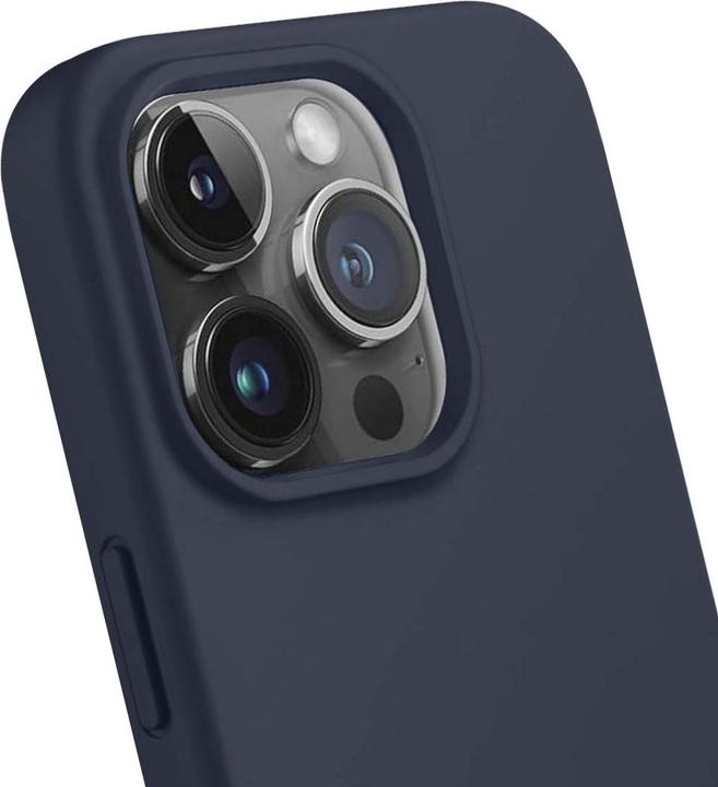 Actual product image Jaym Premium silicone case, Blue Series (Apple iPhone 13 Pro)