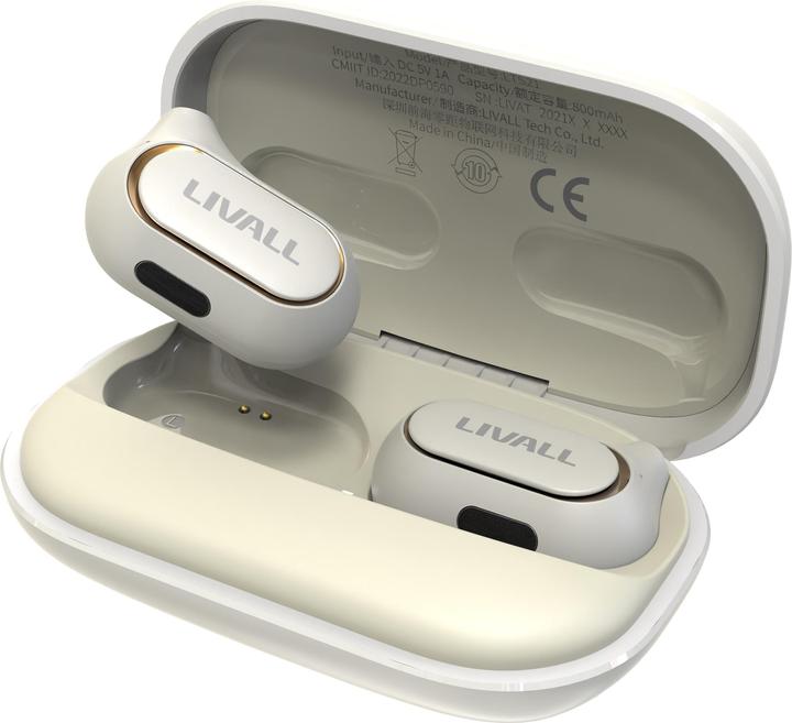Livall LTS21 Pro white headphones (12 h, Wireless)