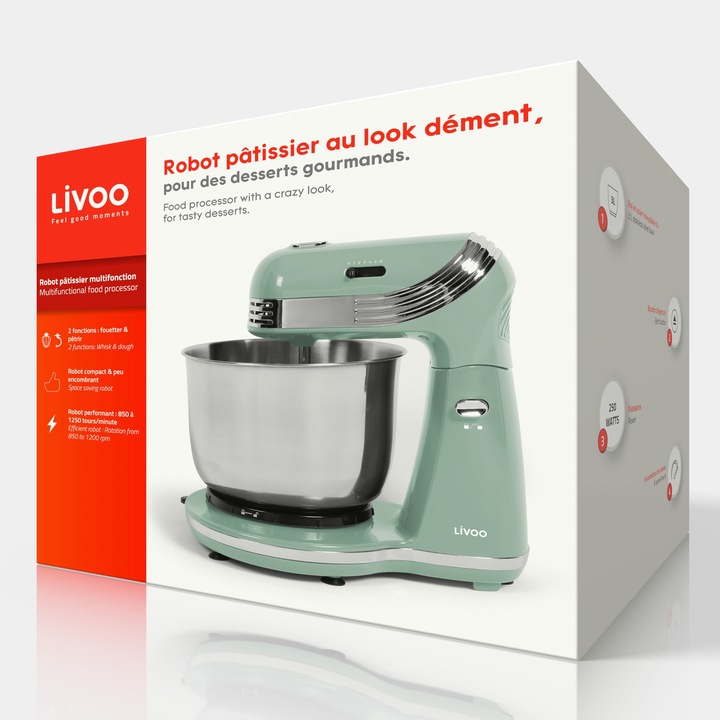 Image du produit Livoo Knet - Rührmaschine (250 W)