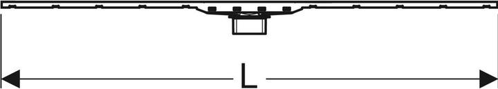 Actual product image Geberit CleanLine80 Caniveaux de douche, longueur 30-110cm (peut être raccourci), 154.442.KS.1, 154.442.KS.1 (1100 mm)