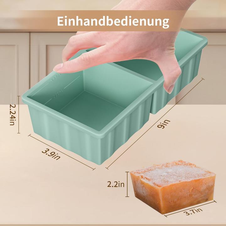 Produktbild 2er-Set Gefrierform-Set mit Deckel (0.50 l)