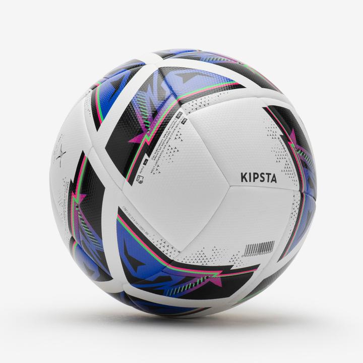 Immagine prodotto Kipsta Pallone da calcio da allenamento misura 5 Hybrid 2 - FIFA Quality Match Ball bianco (5)
