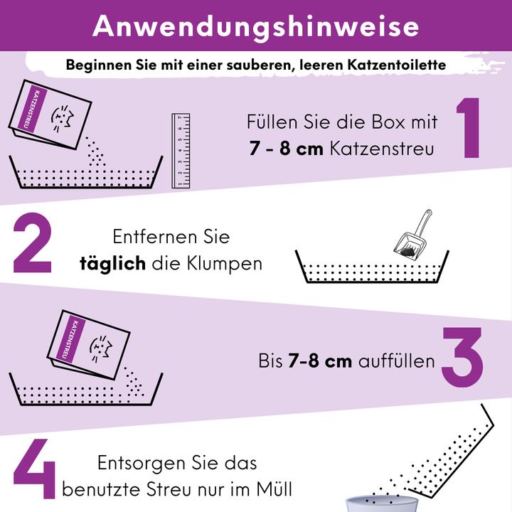 Image du produit Dream Cat Litière pour Chats au Parfum de Lavande - Litière agglomérante fine à base de bentonite, 1 (Agglomérant, 8.50 kg)