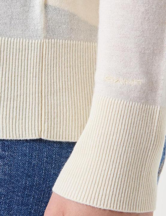 Image du produit GANT Pull Fin Tricoté Col en V (M)