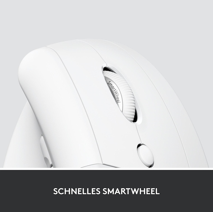 Productafbeelding Logitech Lift Voor Zaken Off-White/Lichtgrijs (Draadloze)