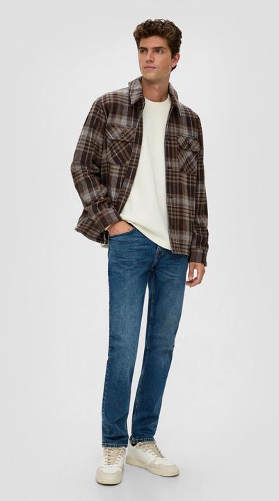 Produktbild s.Oliver Sweatshirt Sweatshirt mit Waffelpiqué-Struktur (3XL)