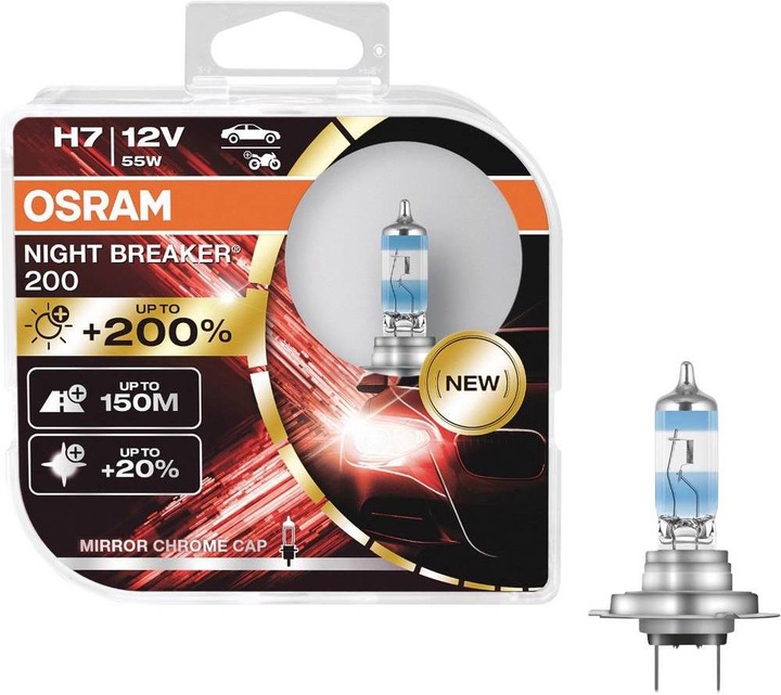 Image du produit Osram Disjoncteur de nuit 200 (H7)