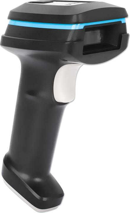 Produktbild Manhattan Kabelloser 2D Long Range LED-Barcodescanner (2D-Barcodes, 1D-Barcodes, QR-Code)