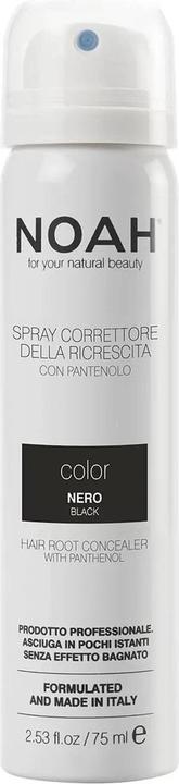 Produktbild Pure Pure NOAH Hair Root Concealer with Vitamin B5 Black 75ml - Made in Italy - Cruelty Free, No SLS or Parabe (Schwarz)