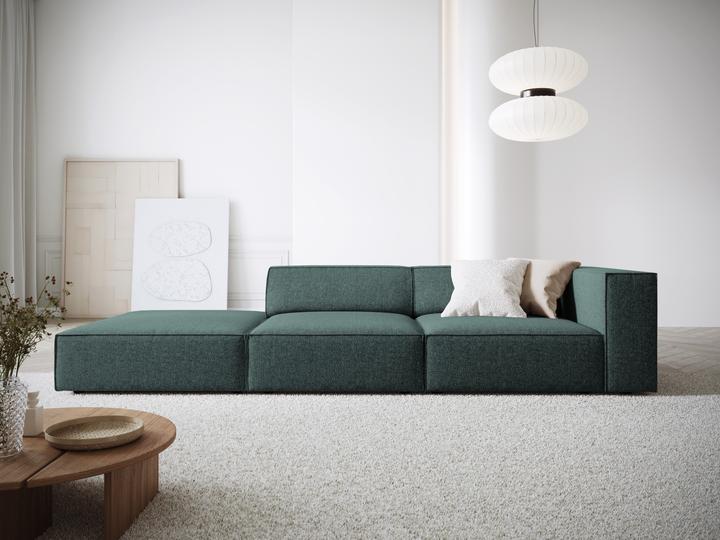 Actual product image Cosmopolitan Design Left Sofa, "Arendal", 4 Seats, Petrol, 262x102x70 Made in Europe (Corner sofa)