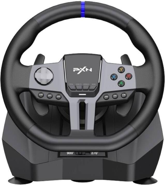 Actual product image PXN Gaming Wheel PXN-V9Gen2 (PC / PS3 / PS4 / XBOX ONE / XBOX SERIES S&X / SWITCH) (Switch, PS4, PS3, Xbox Series S, PC, Xbox One S)