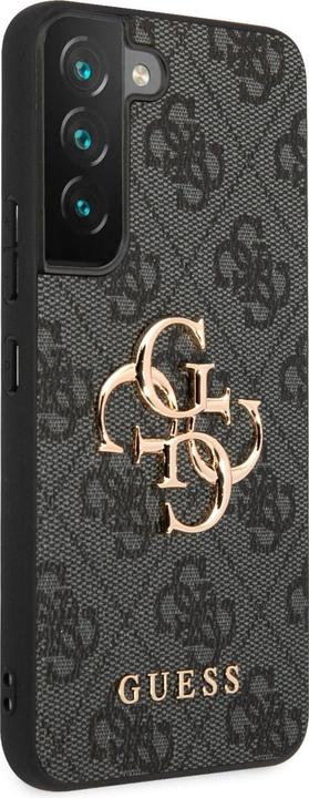 Produktbild Guess 4G Metal Logo Case für Samsung Galaxy S23 - grey (Samsung Galaxy S23)
